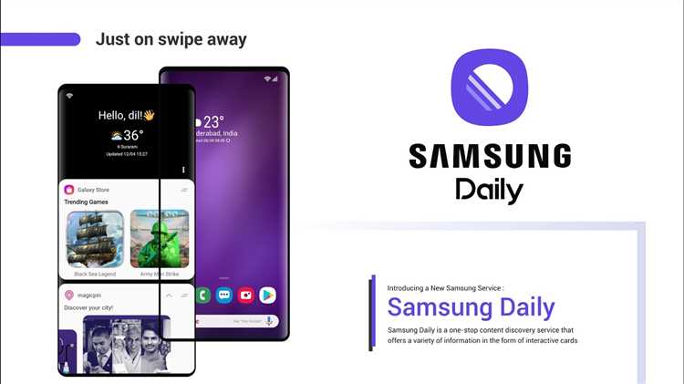 Как найти настройки Samsung Daily на смартфоне A50?