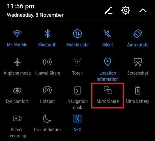 Как использовать Huawei Share?