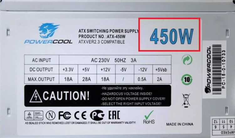 Руководство по определению мощности блока питания