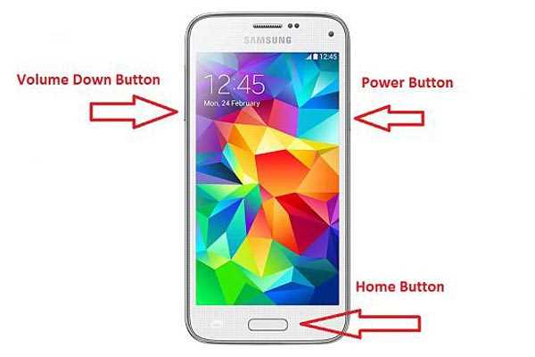 Удерживайте кнопку включения и громкости одновременно