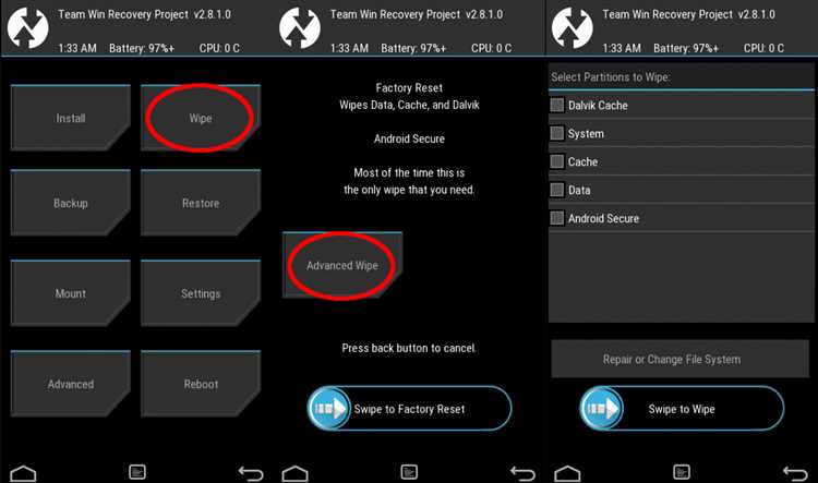4. Включите режим разработчика и отладку по USB