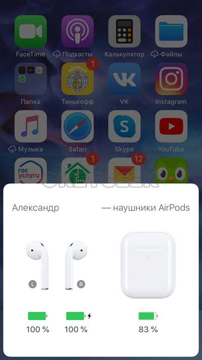 Важность проверки заряда AirPods