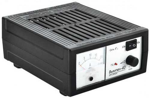 Характеристики зарядного устройства