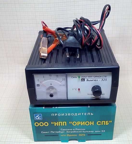 Особенности зарядного устройства Вымпел-20: