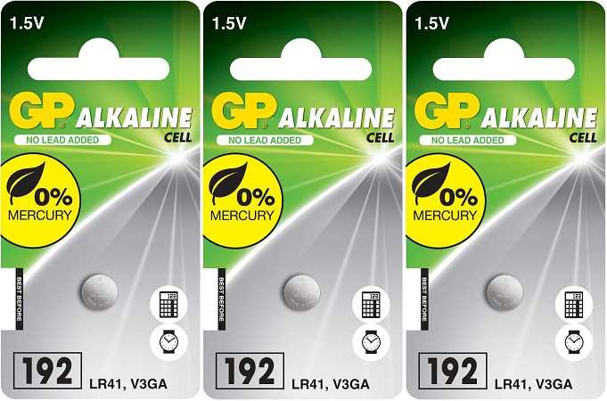 Рекомендации по использованию батареек LR41