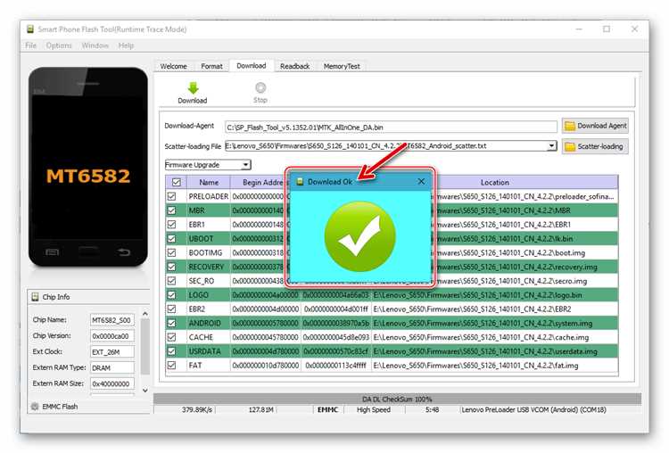 Программы для прошивки Lenovo S650