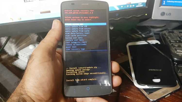 1. Подготовка к обновлению прошивки